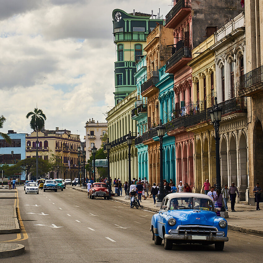 Photos of streets in Cuba